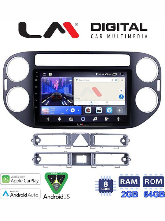 LM Digital Car Audio System for Volkswagen Tiguan / Golf Plus 2004-2016 Bluetooth USB Wi-Fi GPS Apple CarPlay Android Auto