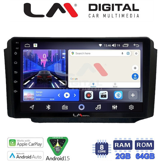 LM Digital Car Audio System for SsangYong Rexton 2001 2006 Bluetooth USB Wi-Fi GPS Apple CarPlay Android Auto