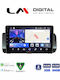 LM Digital Car Audio System for Renault Logan Dacia Logan Duster Sandero 2021 Bluetooth USB Wi-Fi GPS Apple CarPlay Android Auto