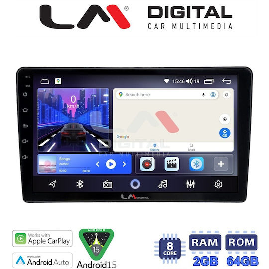 LM Digital Ηχοσύστημα Αυτοκινήτου για Nissan Navara / NP300 2006 2016 με Clima (Bluetooth/USB/WiFi/GPS/Apple-Carplay/Android-Auto)