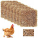 Vogelnester Für Käfige Nestmatte Hühner Gänse Kaninchen Enten Stroh Dach 10 Stück 30x30cm
