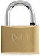 Yale Brass Padlock U-Shaped with Key 50mm
