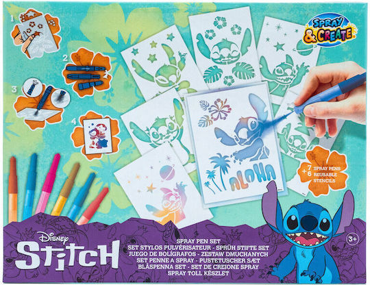 Canenco Disney Stitch Spray Στυλό 6τμχ
