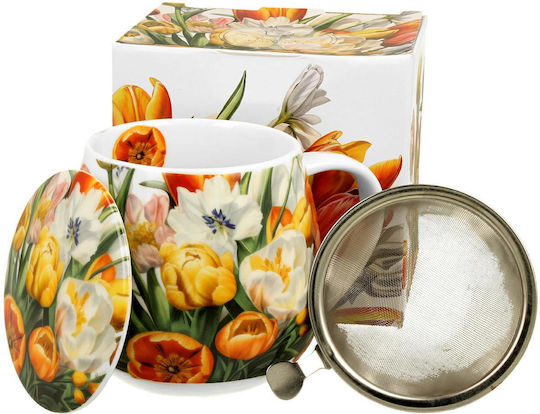 Duo-Gift Tasse aus Porzellan Beige