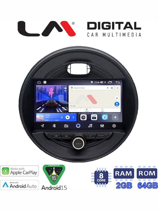LM Digital Car Audio System for Mini Clubman Cooper 2015 Bluetooth USB Wi-Fi GPS Apple CarPlay Android Auto