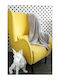 Faro Siglo Furry Sofa Blanket 130x170cm Silver