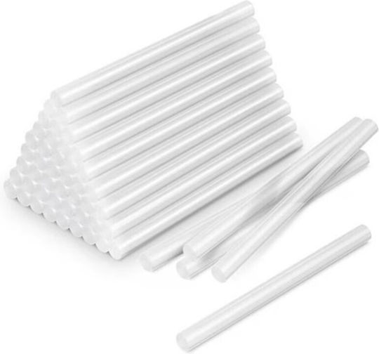Bățuri Adezive Termofuzibile Alista Home Pistol De Lipit Silicon Termic Transparent Diametru 7 X 150 Mm Transparent