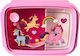 Dorosimo Plastic Kids' Food Container Unicorns 0.88 Litre Pink