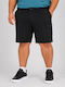 Plus Size Men's Chino Shorts Black