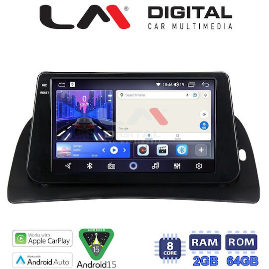 LM Digital Ηχοσύστημα Αυτοκινήτου για Renault Kangoo 2011 2021 (Bluetooth/USB/WiFi/GPS/Apple-Carplay/Android-Auto)