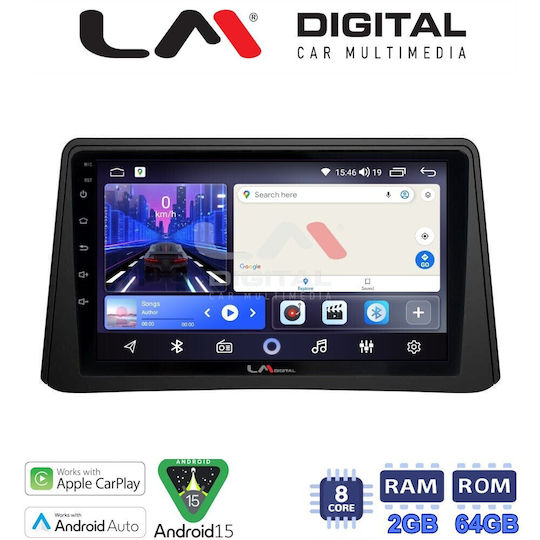 LM Digital Ηχοσύστημα Αυτοκινήτου για Opel Mokka 2012 2015 (Bluetooth/USB/WiFi/GPS/Apple-Carplay/Android-Auto)