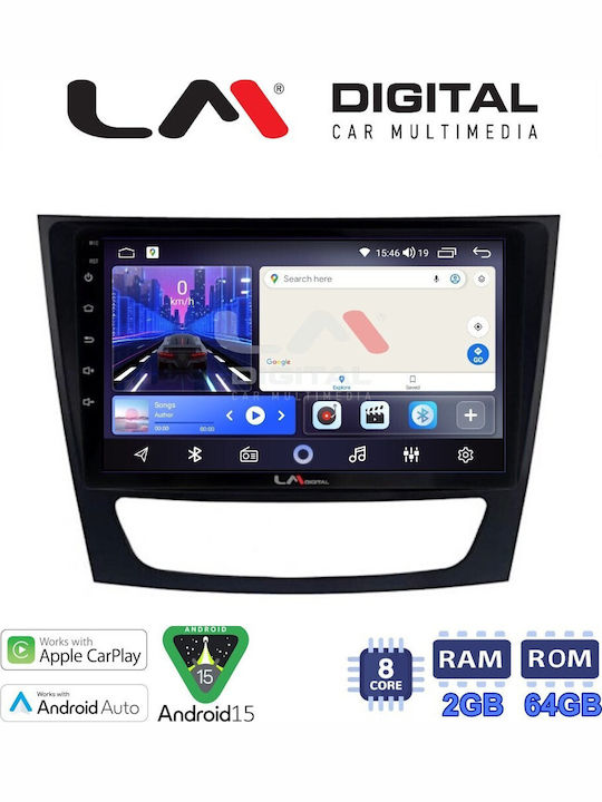 LM Digital Auto-Audiosystem für Mercedes-Benz E Klasse / CLS Klasse 2003-2009 Bluetooth USB Eingebautes Wi-Fi GPS Apple CarPlay Android Auto