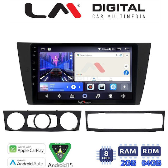 LM Digital Ηχοσύστημα Αυτοκινήτου για BMW Σειρά 3 2005-2012 (Bluetooth/USB/WiFi/GPS/Apple-Carplay/Android-Auto)