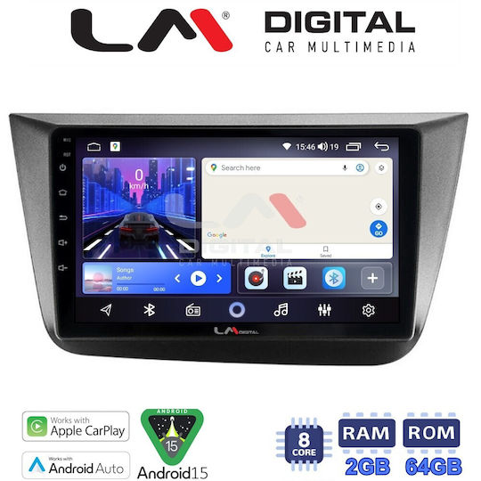 LM Digital Car Audio System for Seat Altea / Toledo 2004 2015 Bluetooth USB WiFi GPS Apple CarPlay Android Auto