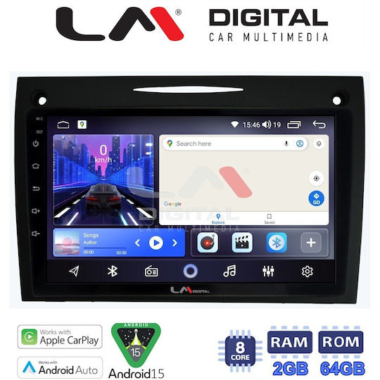LM Digital Car Audio System for Mercedes-Benz SLK 2004>2012 Bluetooth USB Wi-Fi GPS Apple CarPlay Android Auto
