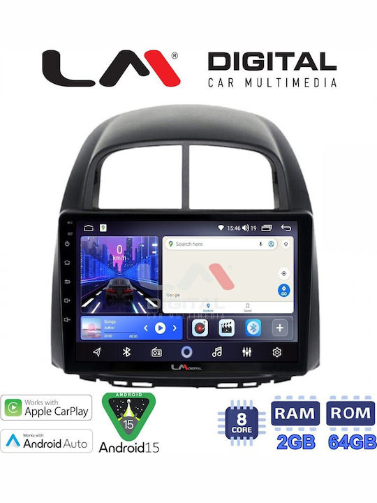 LM Digital Car Audio System for Daihatsu Sirion Subaru Justy 2005 Bluetooth USB Wi-Fi GPS Apple CarPlay Android Auto