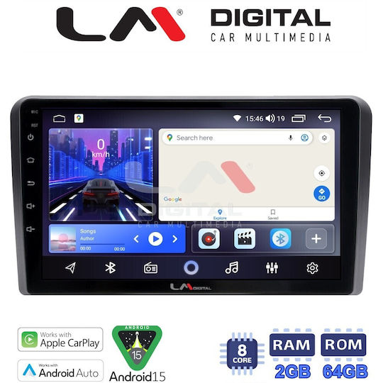 LM Digital Ηχοσύστημα Αυτοκινήτου για Citroen C5 2008>2017 (Bluetooth/USB/WiFi/GPS/Apple-Carplay/Android-Auto)