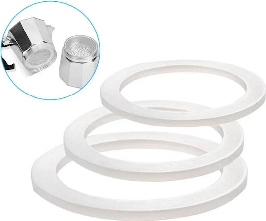 Set 3 Gaskets 9 Cups Stovetop Espresso Maker Silicone