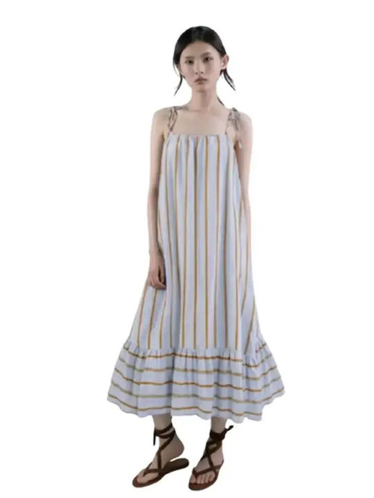 Summer Midi Dress Light Blue
