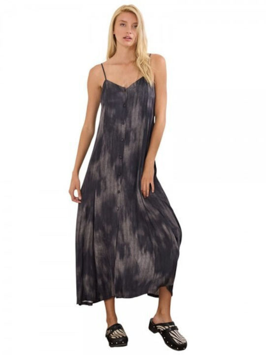 Namaste Summer Midi Dress Black