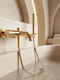 Rea Venti Mischbatterie Badewanne Komplettes Set Gold