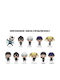 Kaiju No 8 PVC Bag Clips Series 2 Display Set 24 Pieces