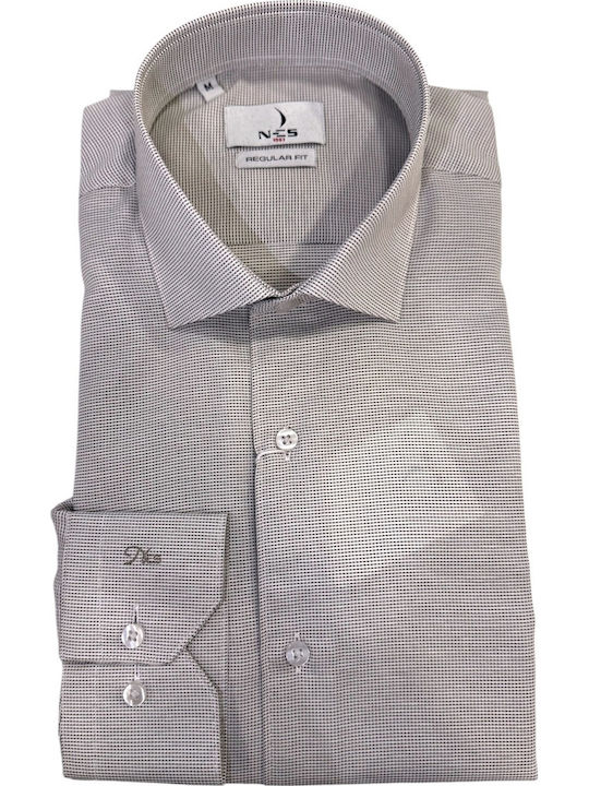 Kurzärmeliges Herrenhemd Olive 7-B126.0069-M