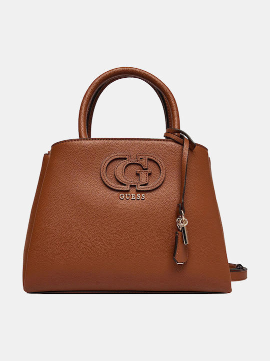 Guess Damentasche Satchel Braun