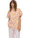 Long Sleeve Women's Shirt Orange