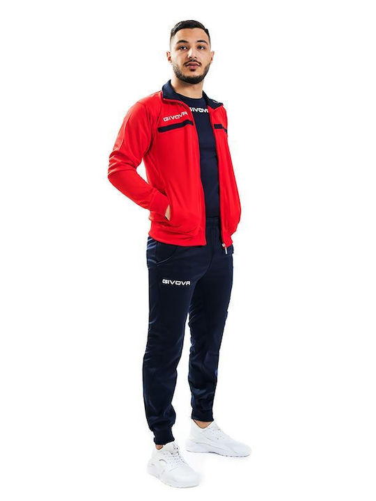 Tuta One Σετ Φόρμας με Λάστιχο Red/navy