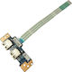 Usb Board Dual Usb Board Laptop Sony Vaio Fit 15f Vjf155f11uar Vjf153f11uar Svf152 Svf152c29l Svf153b1yl Svf1532ccxb Da0hk8tb5d0 33hk8ub0000 V39-05 Code 1-brd370