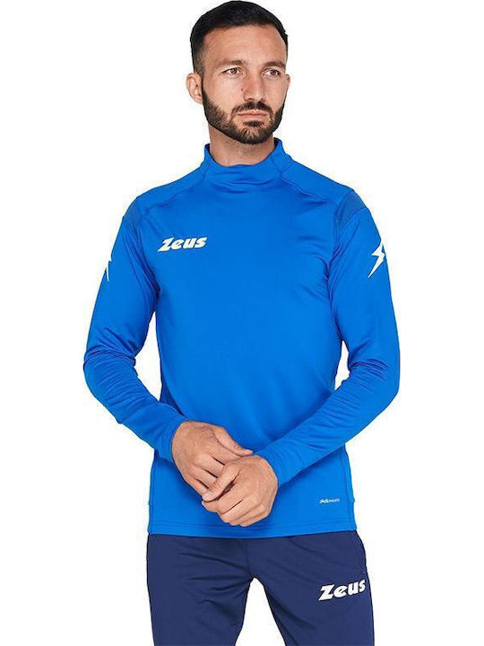 Athletic Long Sleeve Blouse Royal Blue