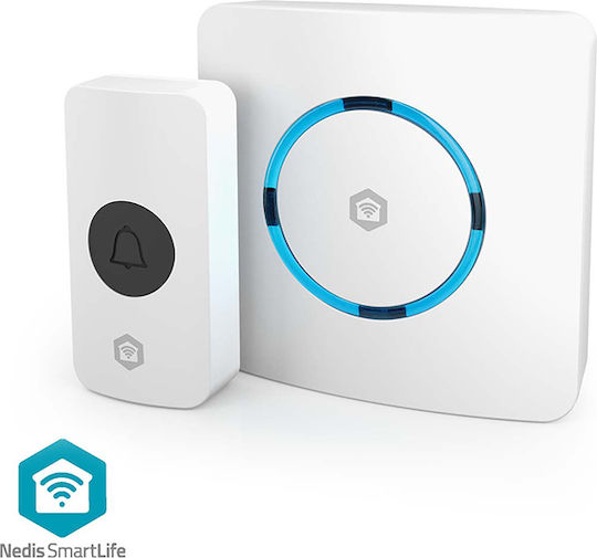 Nedis Ασύρματο Κουδούνι Πόρτας Wi-Fi Λευκό