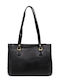 Leather Women's Shoulder Bag Black
