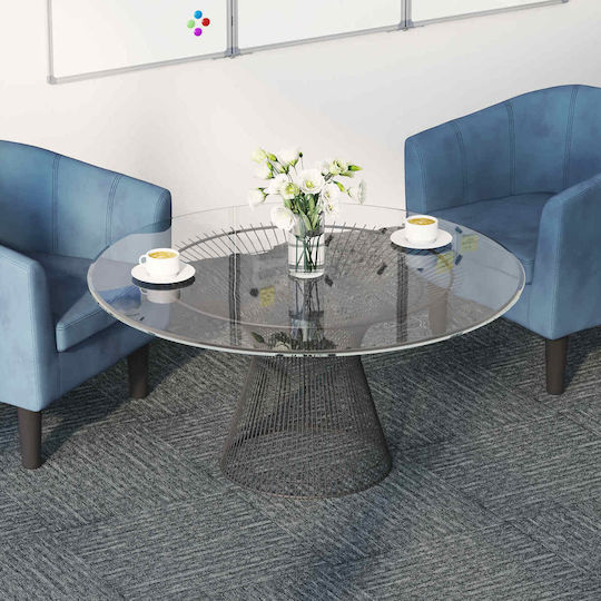 vidaXL Set Plastikböden mit 36 Fliesen M50xP50cm Grau