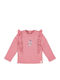 Little Dutch Kids Swimwear Rashguard With Long Sleeve Pink