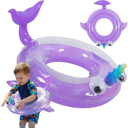 Jilong Kids' Swim Ring with Diameter 89cm for 9 Years Old Purple