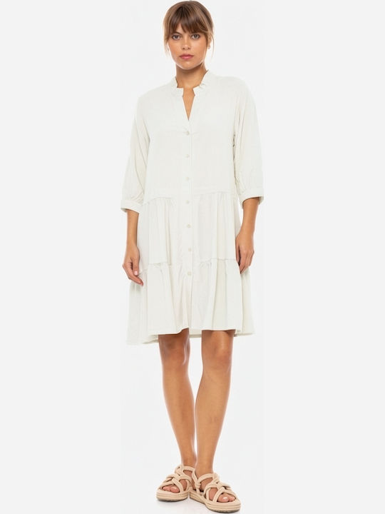 Pink Label Women's White Beach Caftan