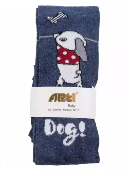 On Line Kids Tights Blue Navy