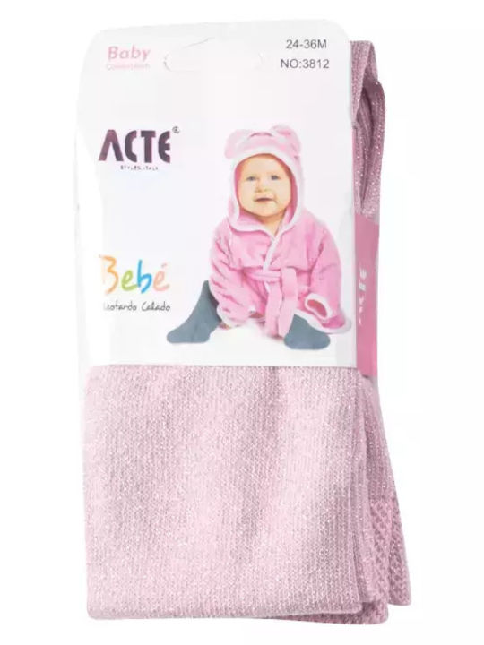 On Line Kids Tights Pink