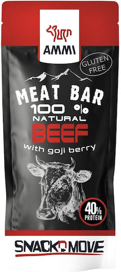 Ammi Jerky Beef Meat Bar With Goji Berry Beef 40gr
