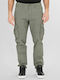Pantaloni Bărbați Cargo Relaxed Fit Kaki