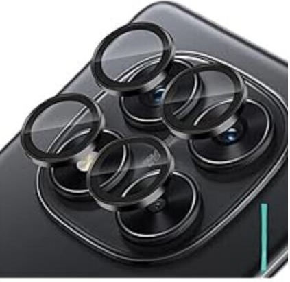 Xiaomi Redmi Note 15 Pro 5G Kamerageschütz Gehartetes Glas Schwarz