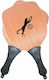 Okoume 15 Mm Rubber Handle Beach Racket Pair