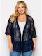Women's Cardigan Dark Blue SH-64926-26CA-BLUES