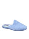 Terry Damen Hausschuhe Hellblaue