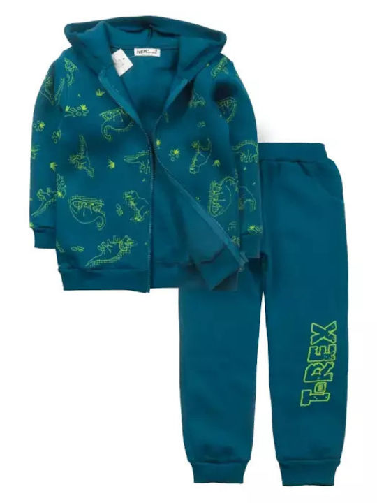 Nek Kids Wear Kinder Trainingsanzüge Petrol Blau Nek Kids Wear Kinder Trainingsanzüge Petrol Blau