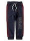 Kids Sweatpants Blue-Burgundy