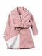 Kids Long Coat with Lining Pink