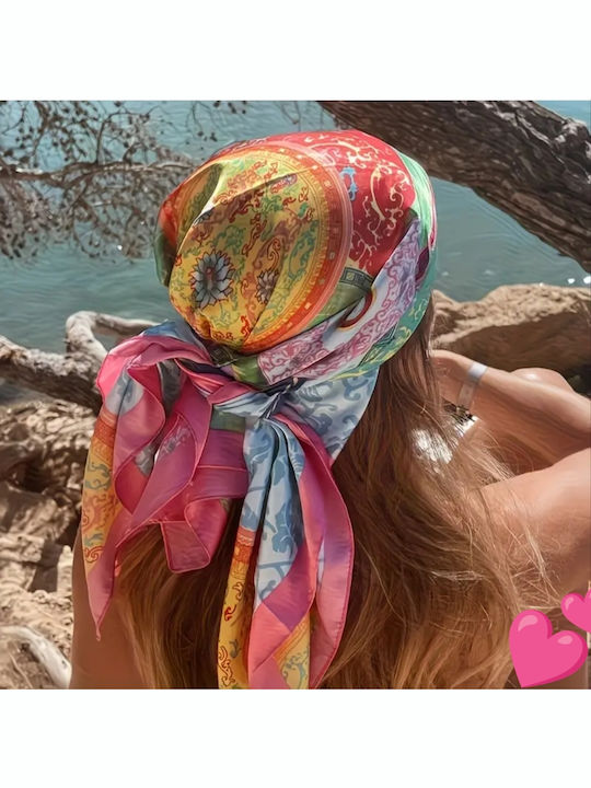 ShuShu Γυναικείο Φουλάρι Πολύχρωμο